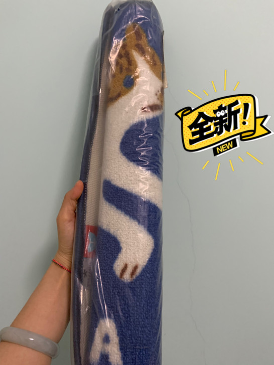 全新正品未拆TYAKASHA塔卡沙蓝色猫猫地毯地垫TYA