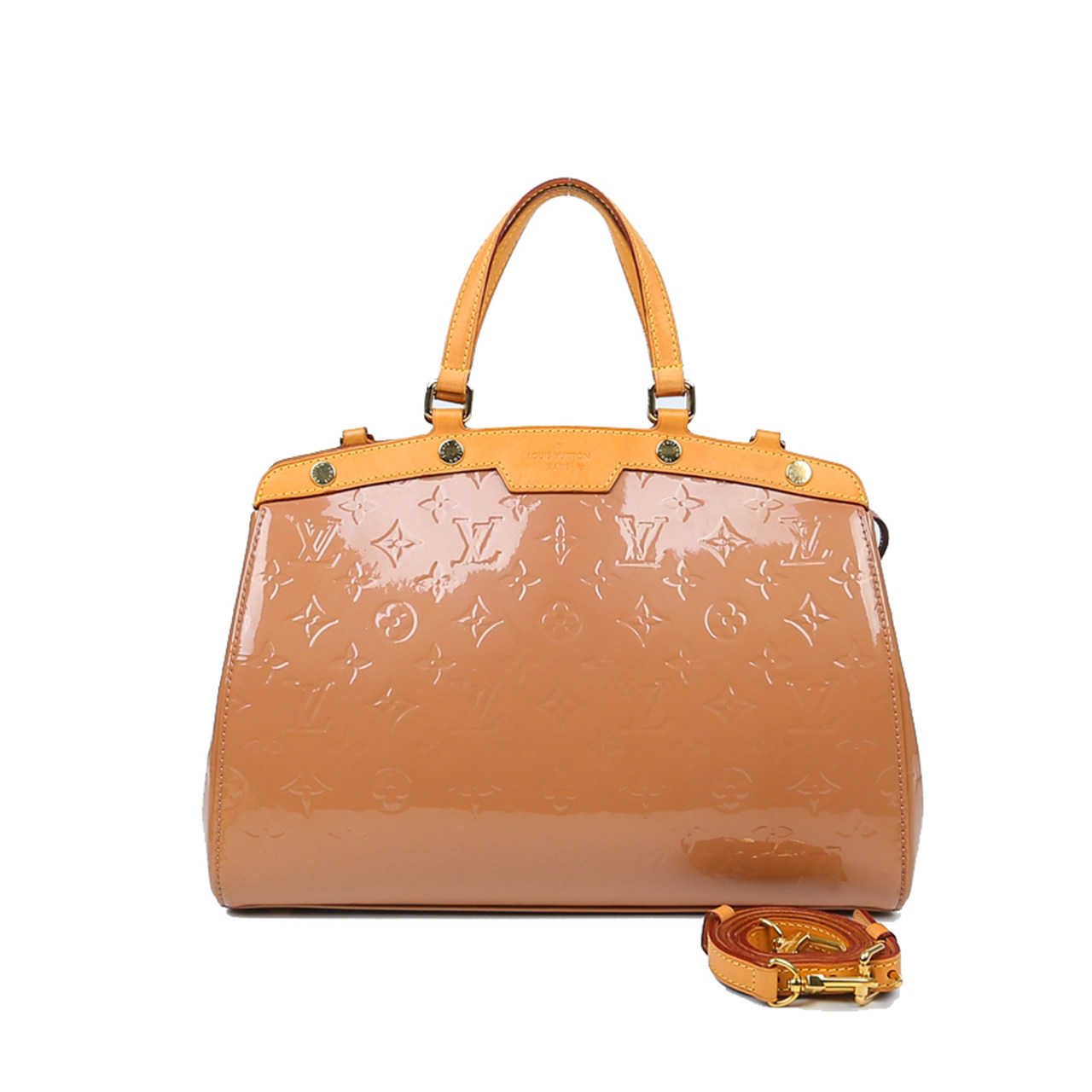 [9.5新]路易威登/lv裸色 /brea女士手提包bcb1908022