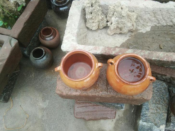 民俗老物件双儿壶一对，可做做花盆，帮打孔，鱼池摆件