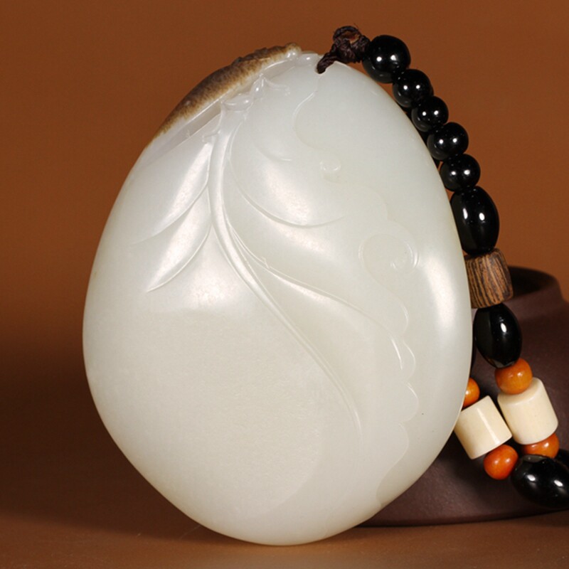 海派玉雕大师李明作品 和田玉羊脂玉把件一夜成名 226克