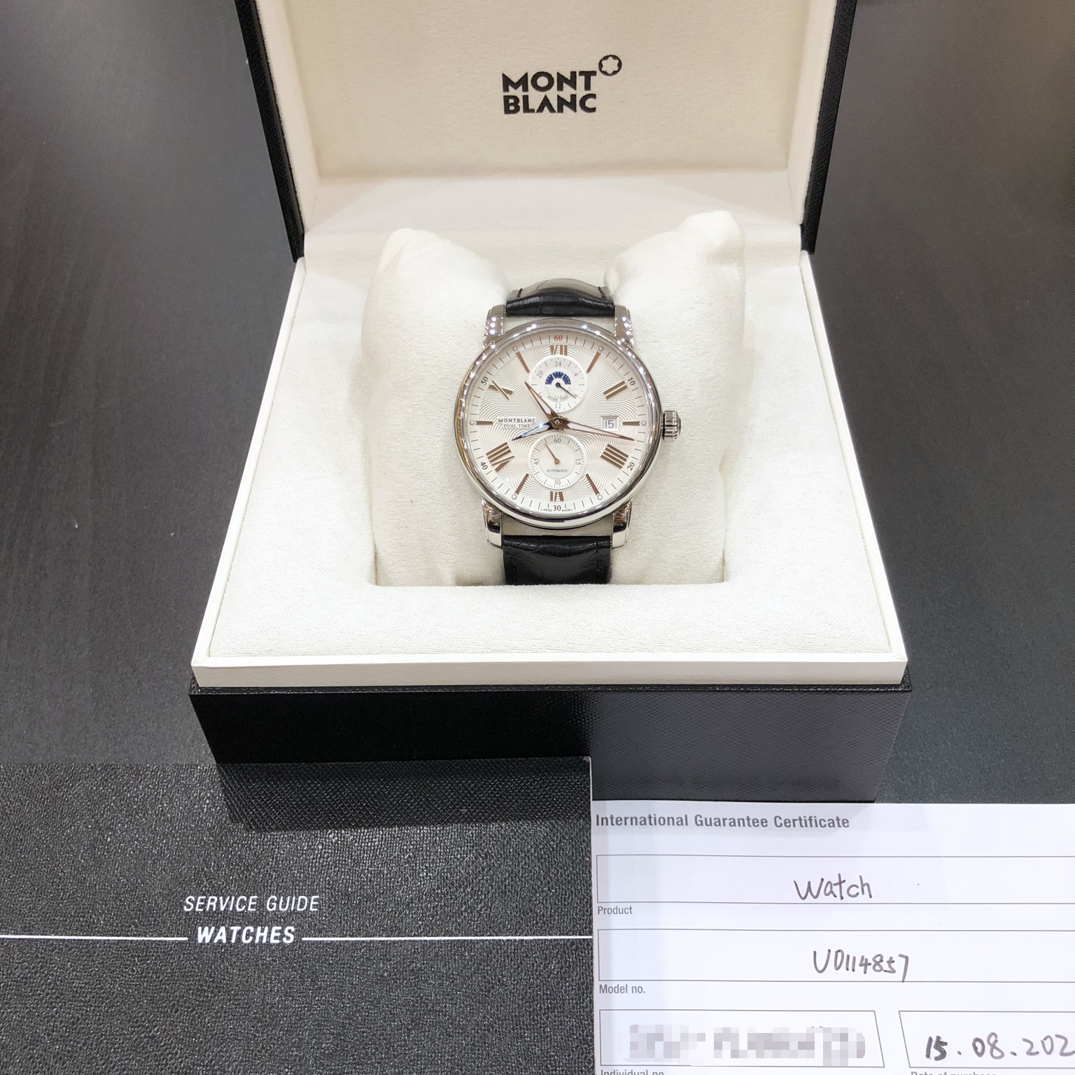 [20年全套][9.5新]万宝龙手表男表4810系列精钢42盘机械表万宝龙