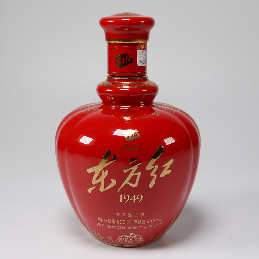 【萃智勤】a 剑南春 东方红1949白酒 52度浓香型 500ml*6瓶