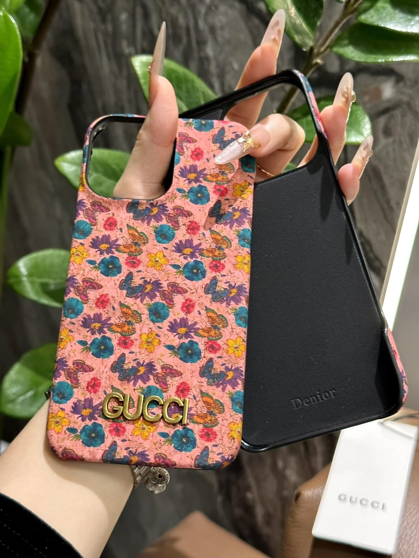 实拍全新 Gucci原版花语系列 轻奢进口油墨高品质粉色花语