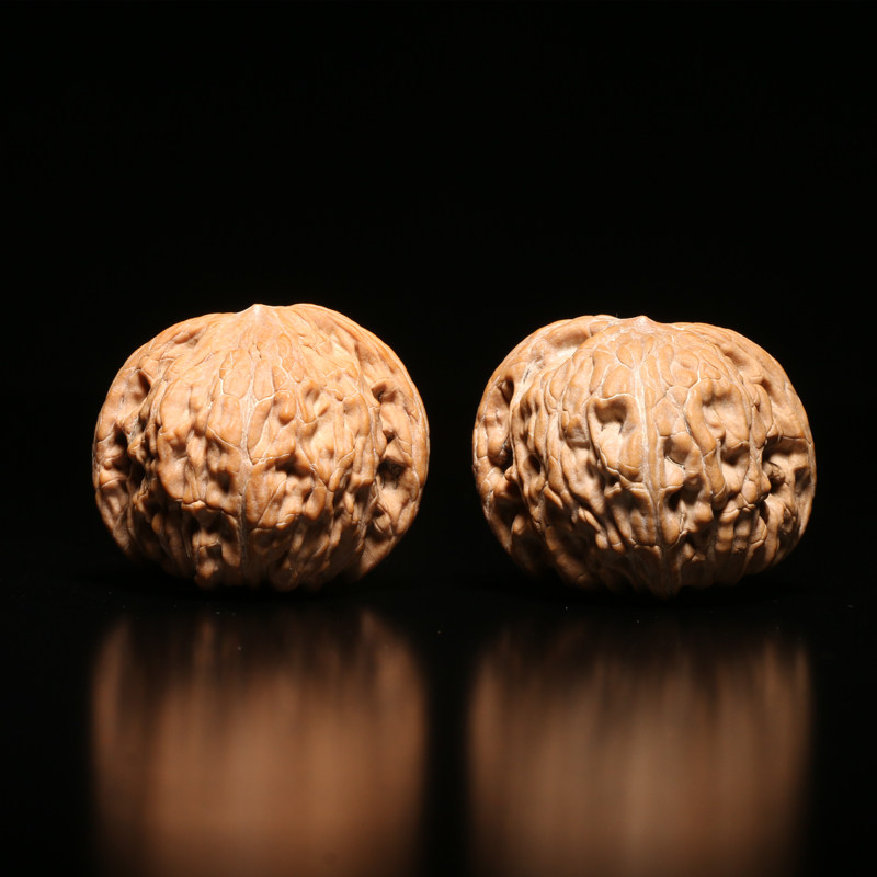 文玩天下 【磨盘狮子头】闷尖正磨 精品配对 易上色 盘玩佳品