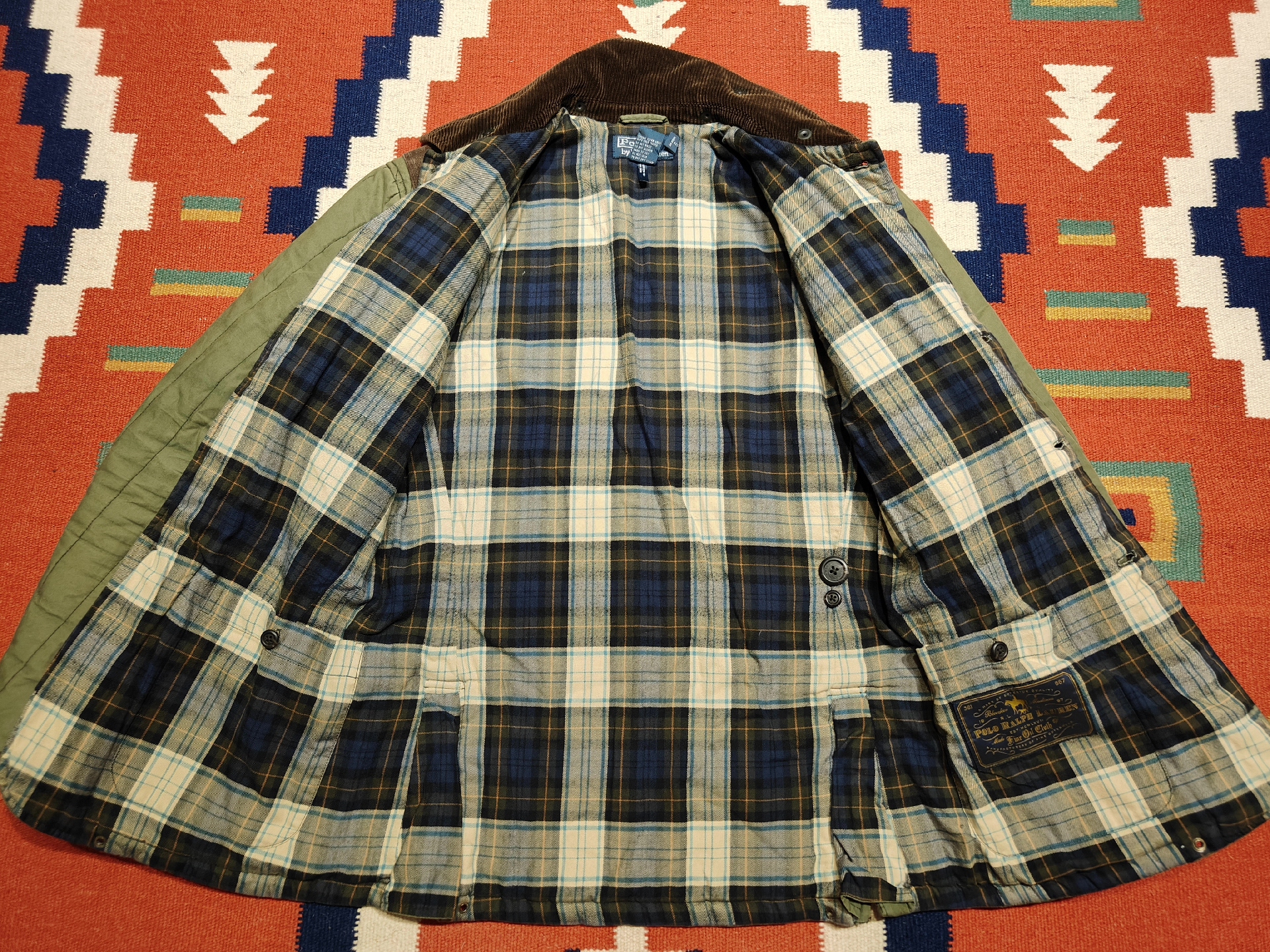 Polo Ralph Lauren Quilted Hunting Jacket — label