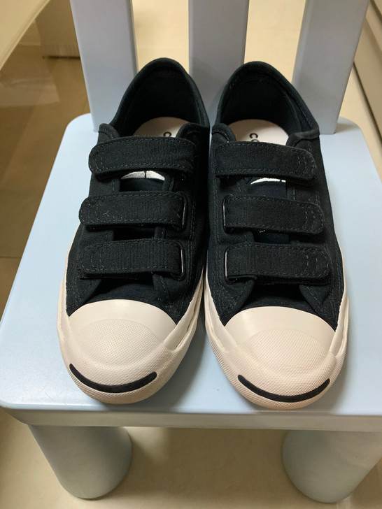 匡威JackPurcell3V魔术贴开口笑男款帆布