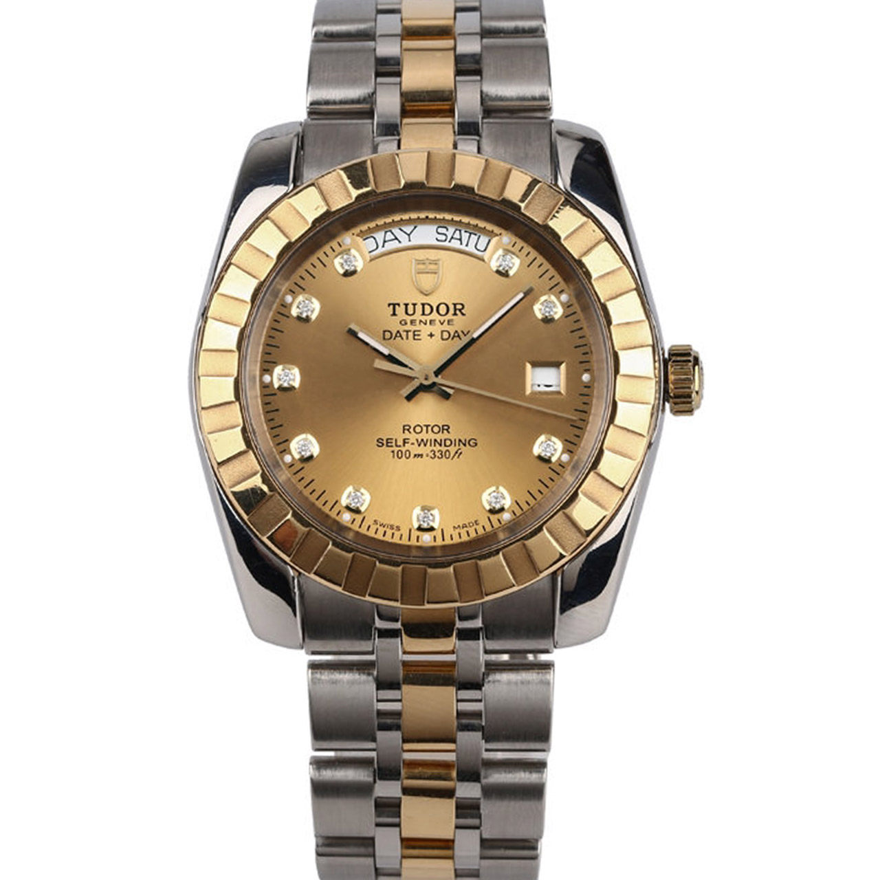 [9.5新]帝舵 经典系列 自动机械 黄金精钢 男表