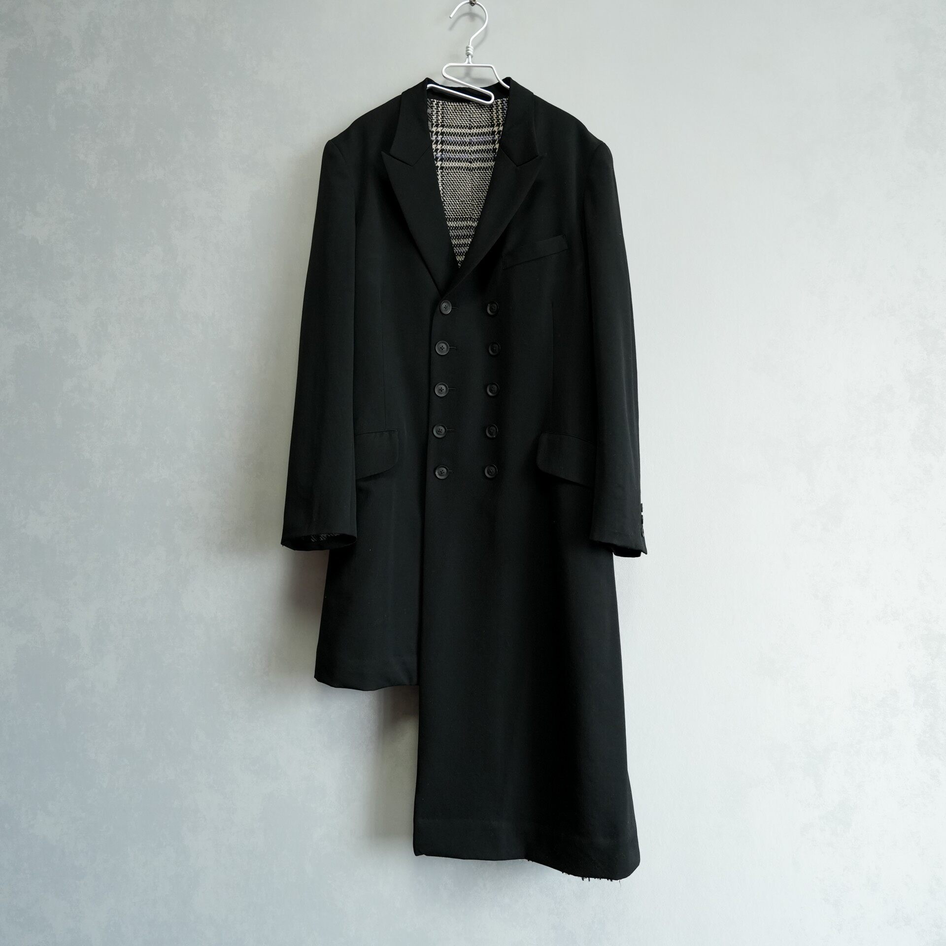 Yohji Yamamoto 20AW Black Tassel Coat