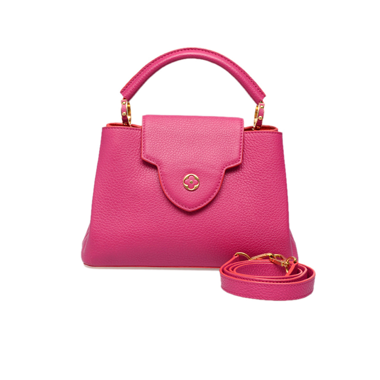 [二手9.5新]路易威登lv女士capucines bb手提斜挎包zh0192