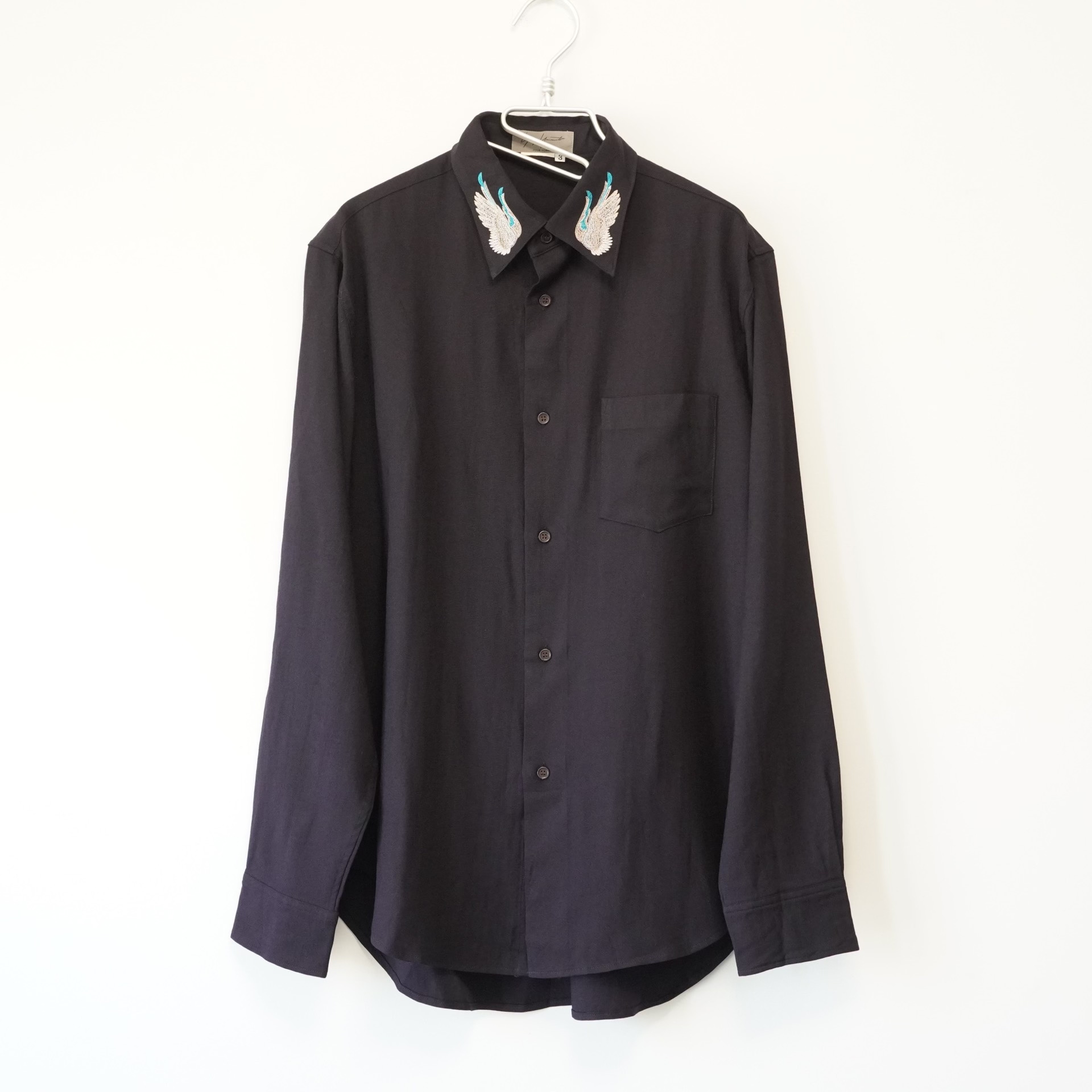 Yohji Yamamoto 02AW Wing Embroidery Shirt — front