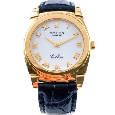 无保留价[9.5新] 劳力士切利尼手动机械男表 5330