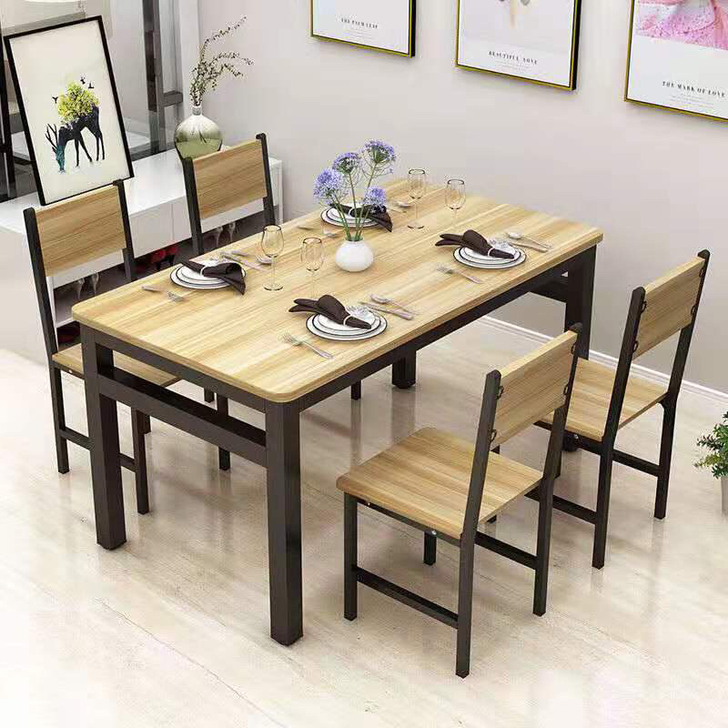商品名称：包邮现代简约餐桌椅组合家用吃饭桌子小户型饭店快餐厅