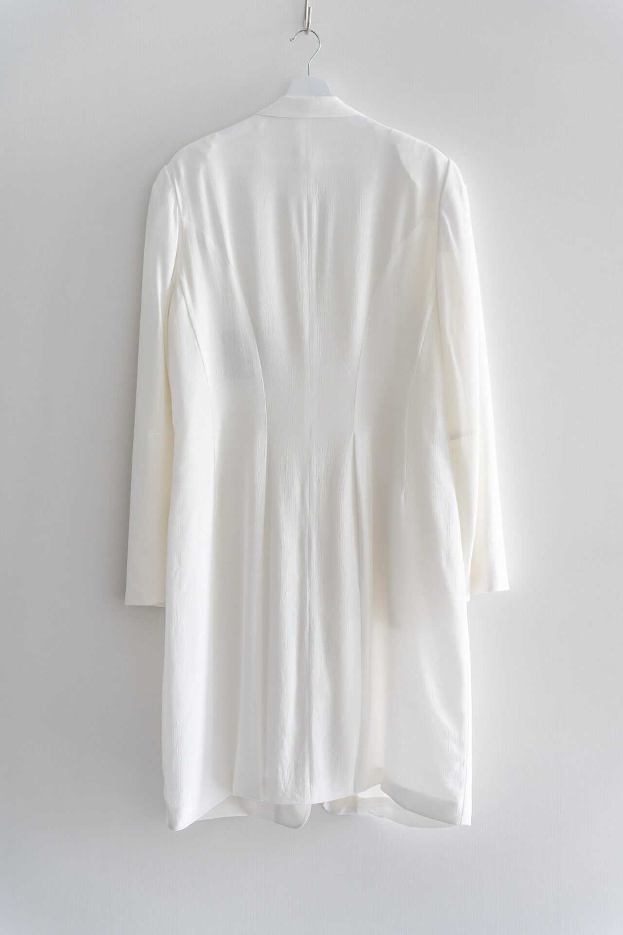 Yohji Yamamoto 97SS White Silk Coat — front