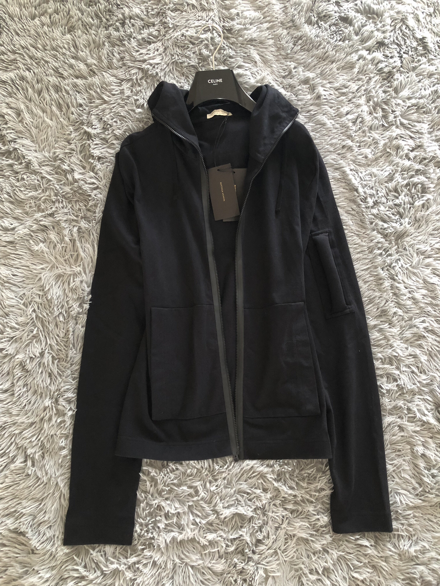 Bottega Veneta Zip-Up Hoodie — back