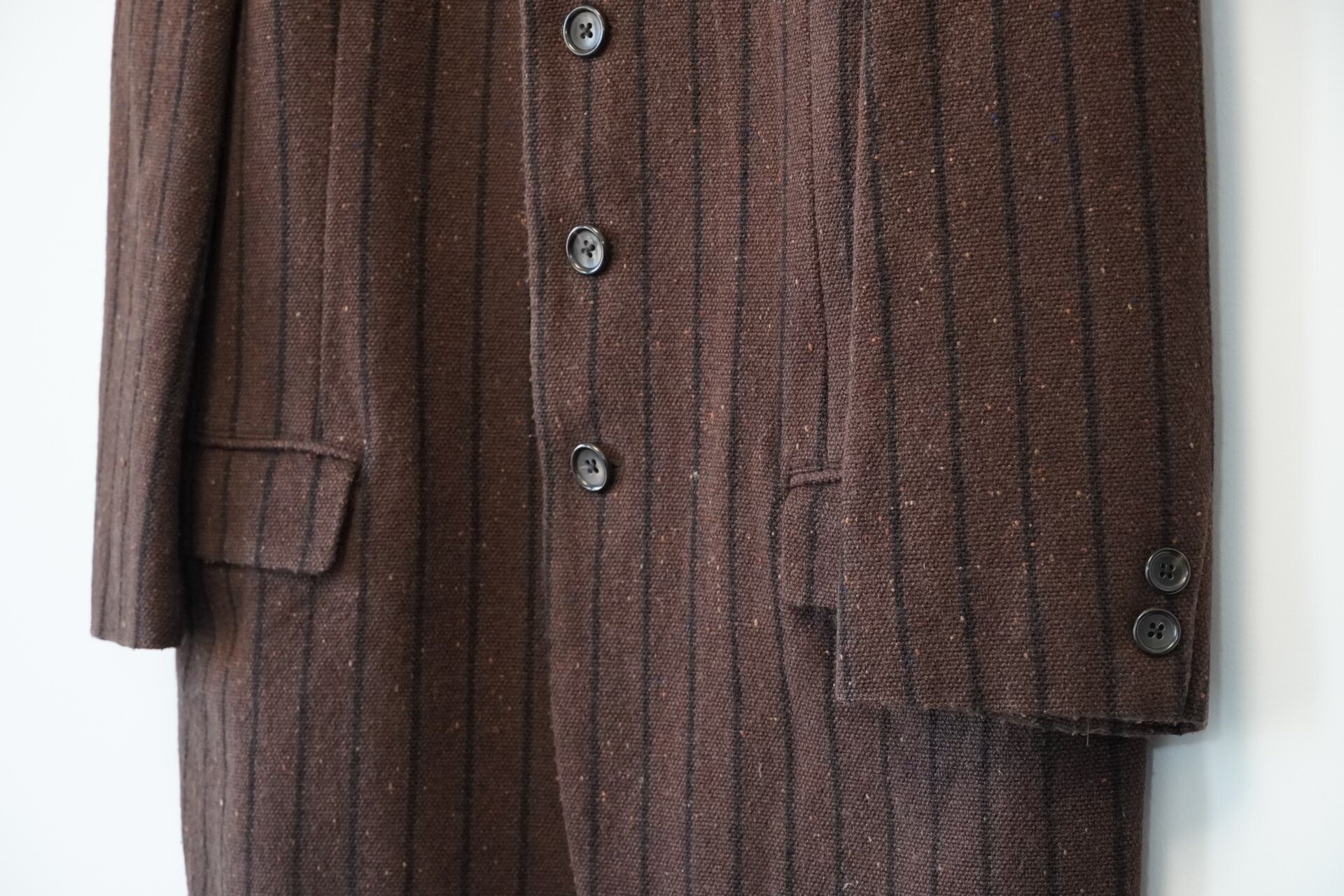 Yohji Yamamoto 93AW Striped Wool Jacket — back
