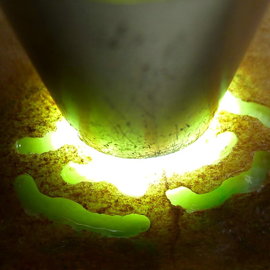 正品玉石高端珍品翡翠原石拍卖-缅甸天然翡翠a货开窗原石毛料465g