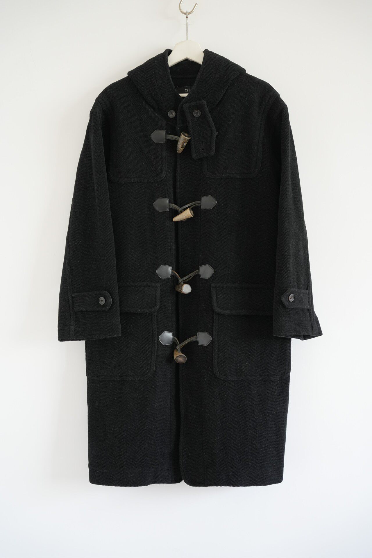Yohji Yamamoto 00s Horn Button Wool Coat