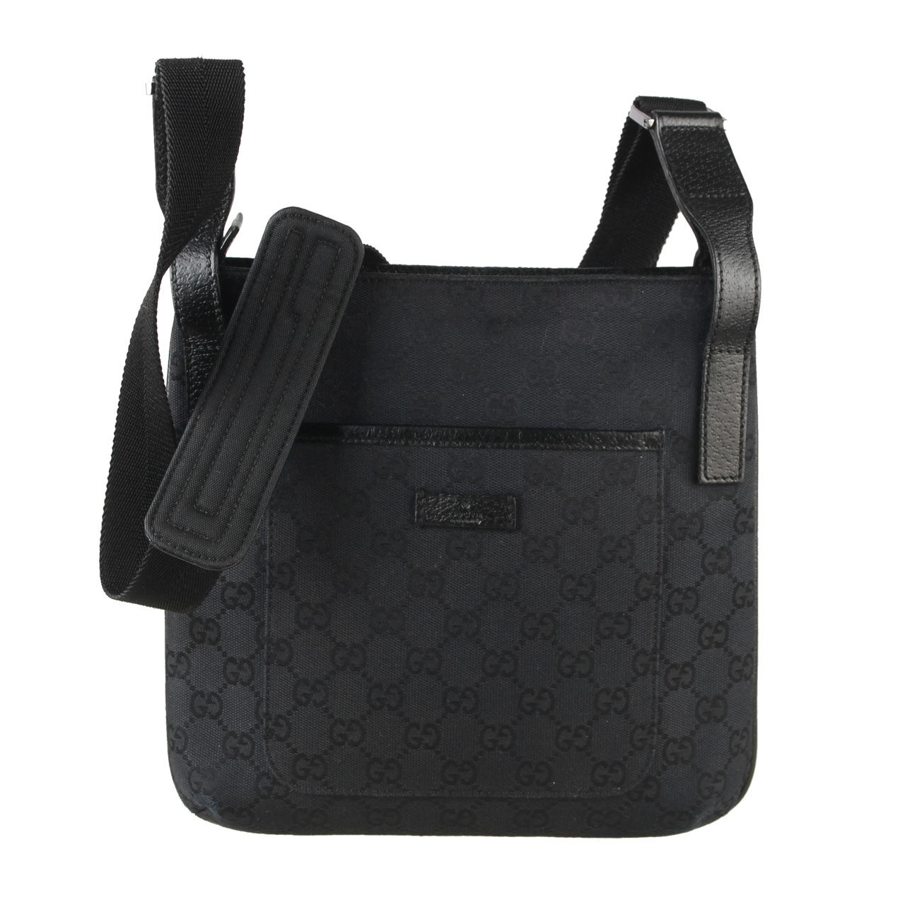 [9.8新]古奇gucci中性男士女士经典单肩包帆布包