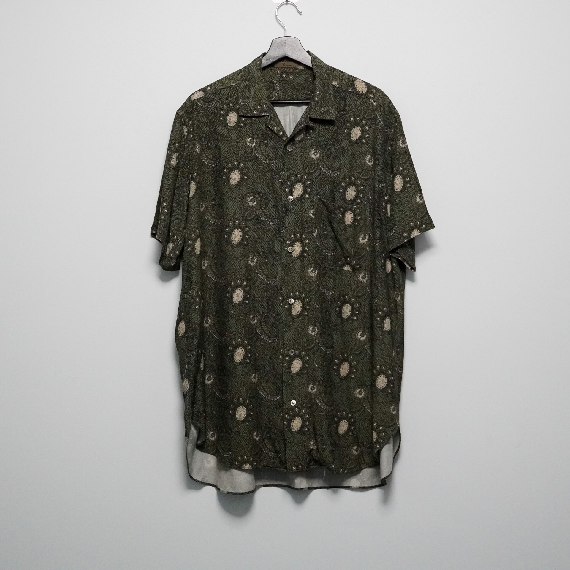 Yohji Yamamoto 1980s Tree of Life Short-Sleeve Shirt