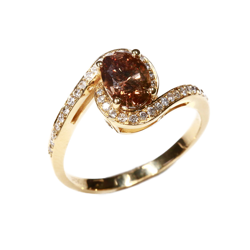 062ct钻石戒指 18k金镶钻0.193ct 11169