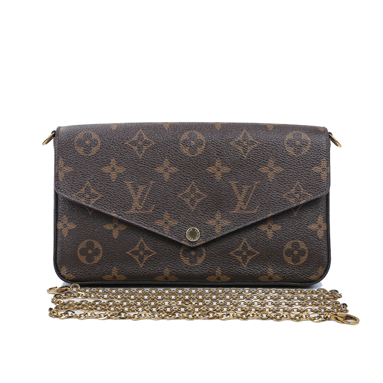 【降价5%】[9.0新]路易威登lv女士老花felicie单肩斜挎包