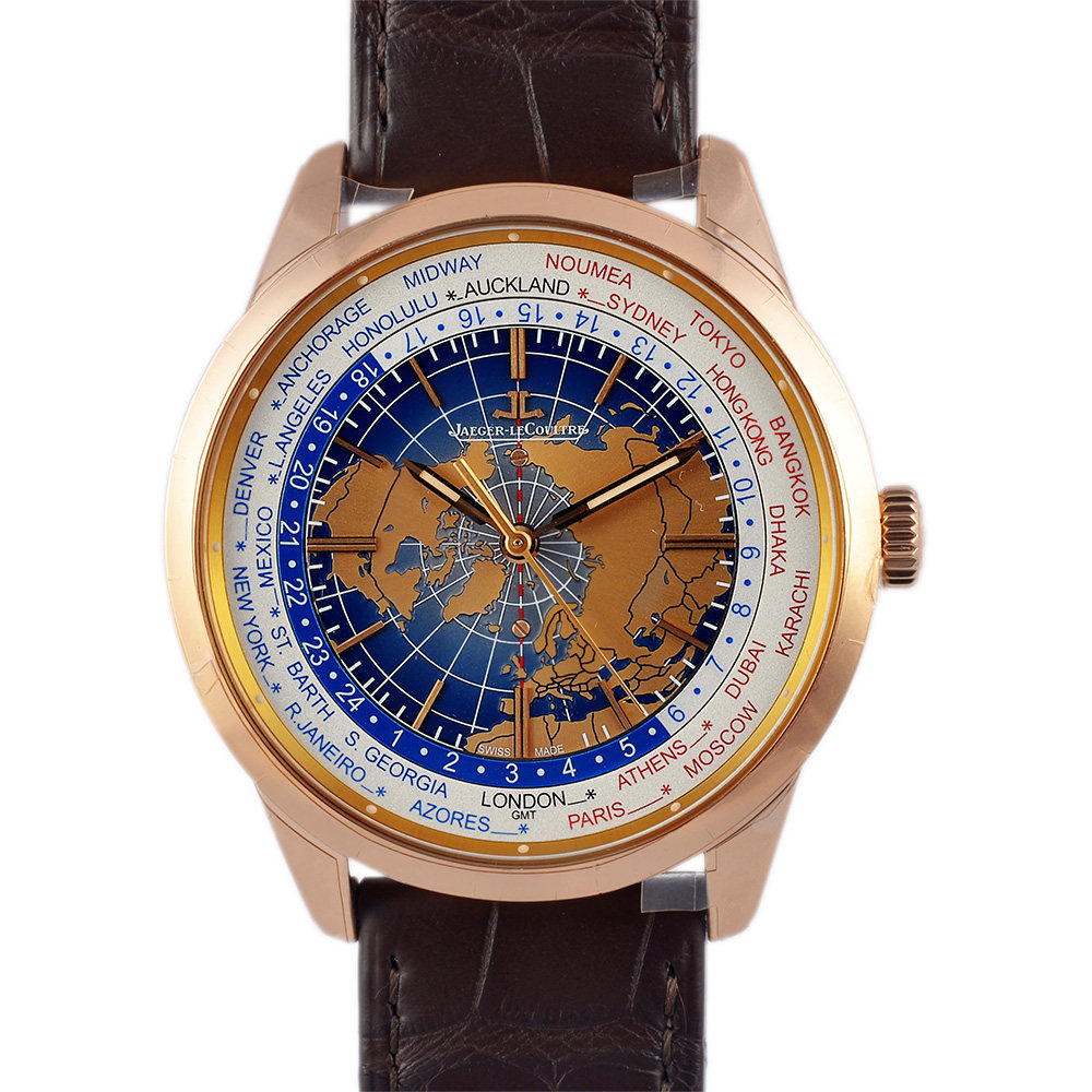 双11特惠 95新积家 地球物理天文台8102520 18k玫瑰金 手表