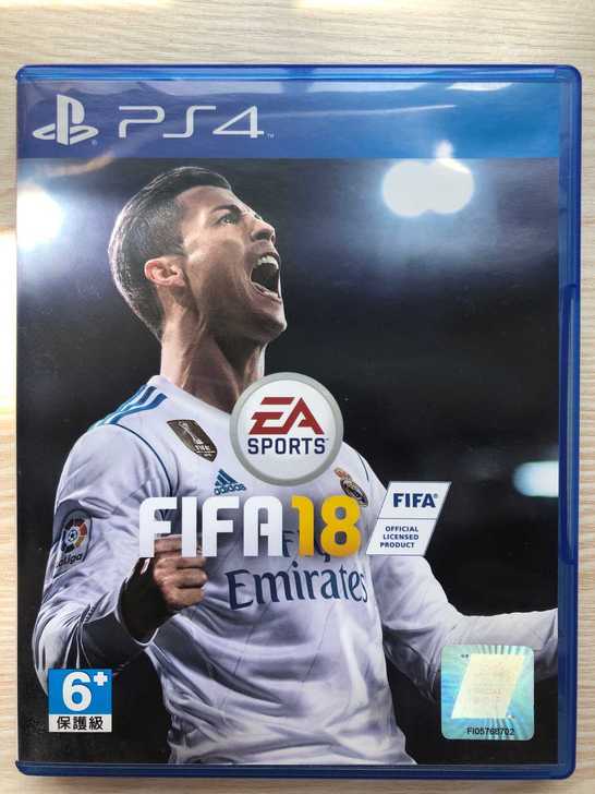 fifa18港版中文，盘无痕，99新，只玩过一次而已！