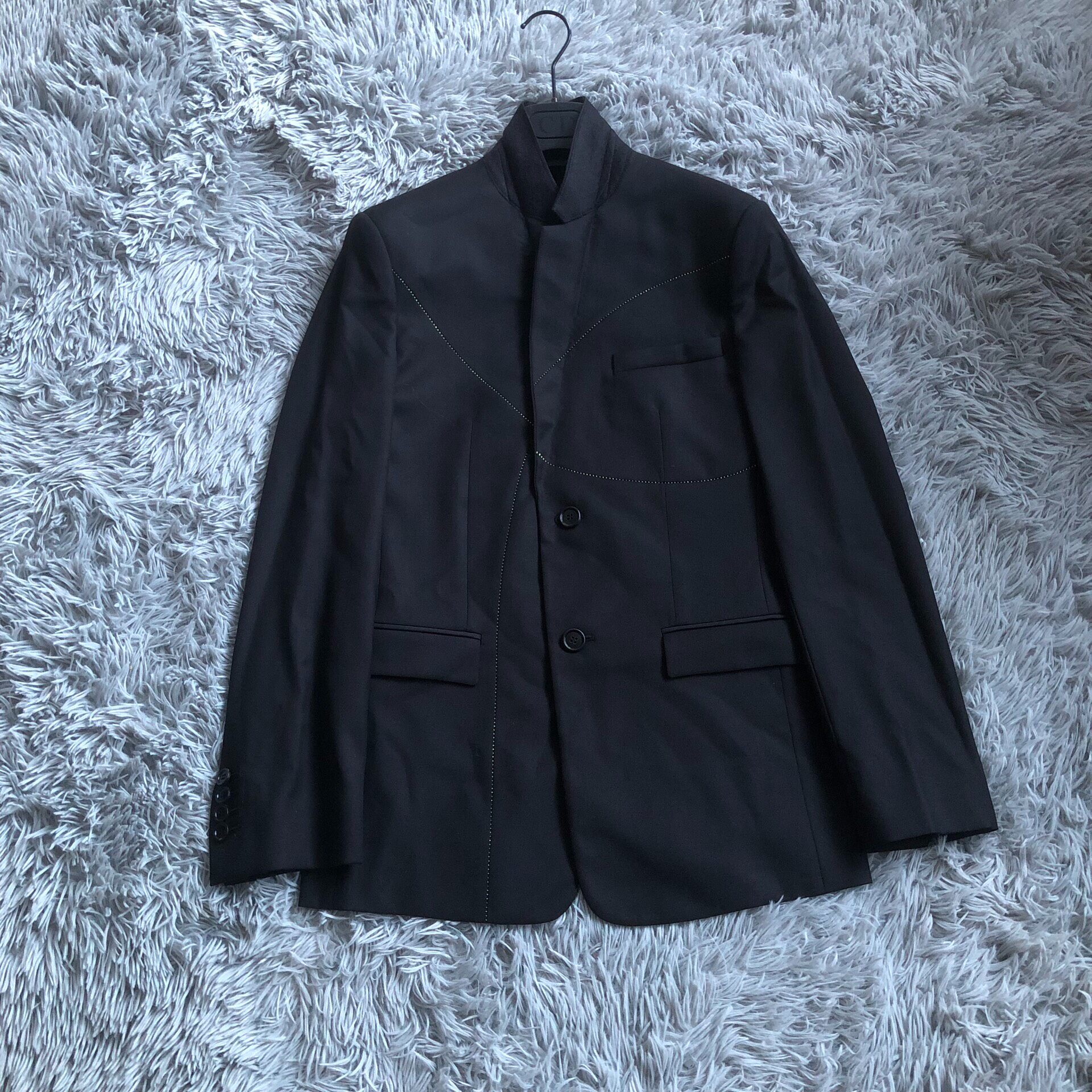 Dior Homme 15ss Stitch Wool Blazer — detail