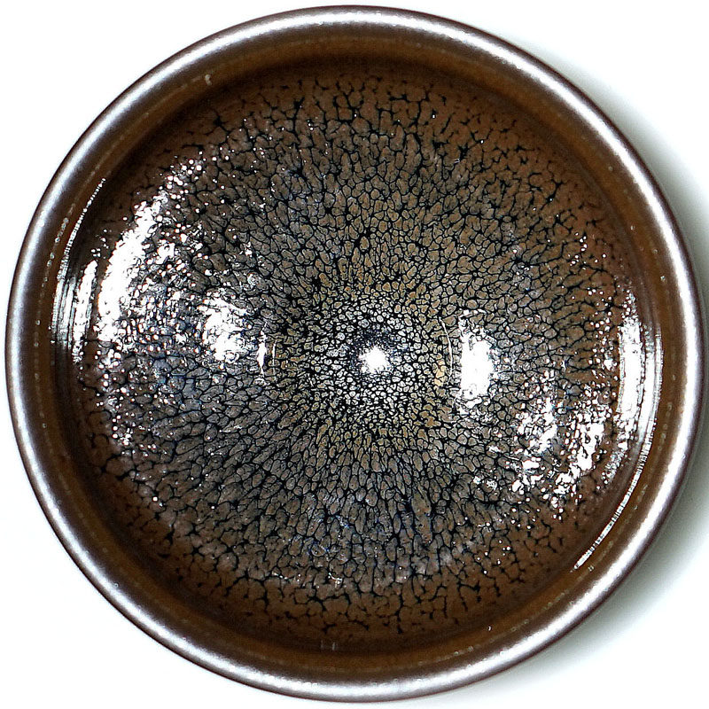 【鹧鸪斑】釉色清新 玻化好 层次佳 建盏名家 邓年青 口径8.8 p19