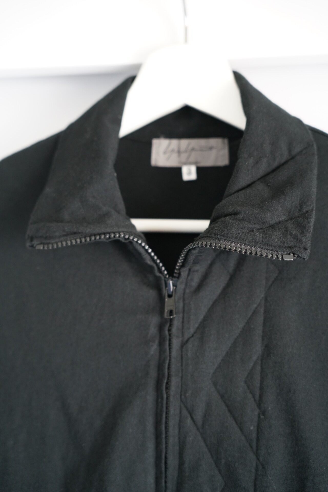 Yohji Yamamoto 07AW Twill Zip Shirt Jacket — detail