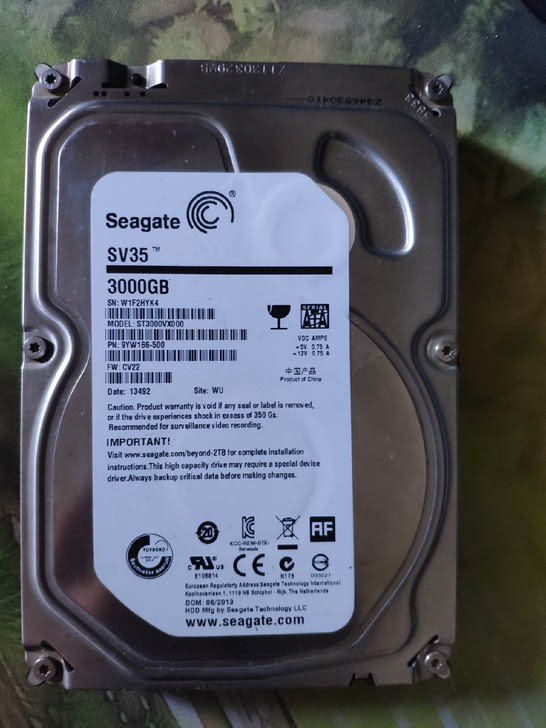 Seagate/希捷3000G3Tb台式机硬盘