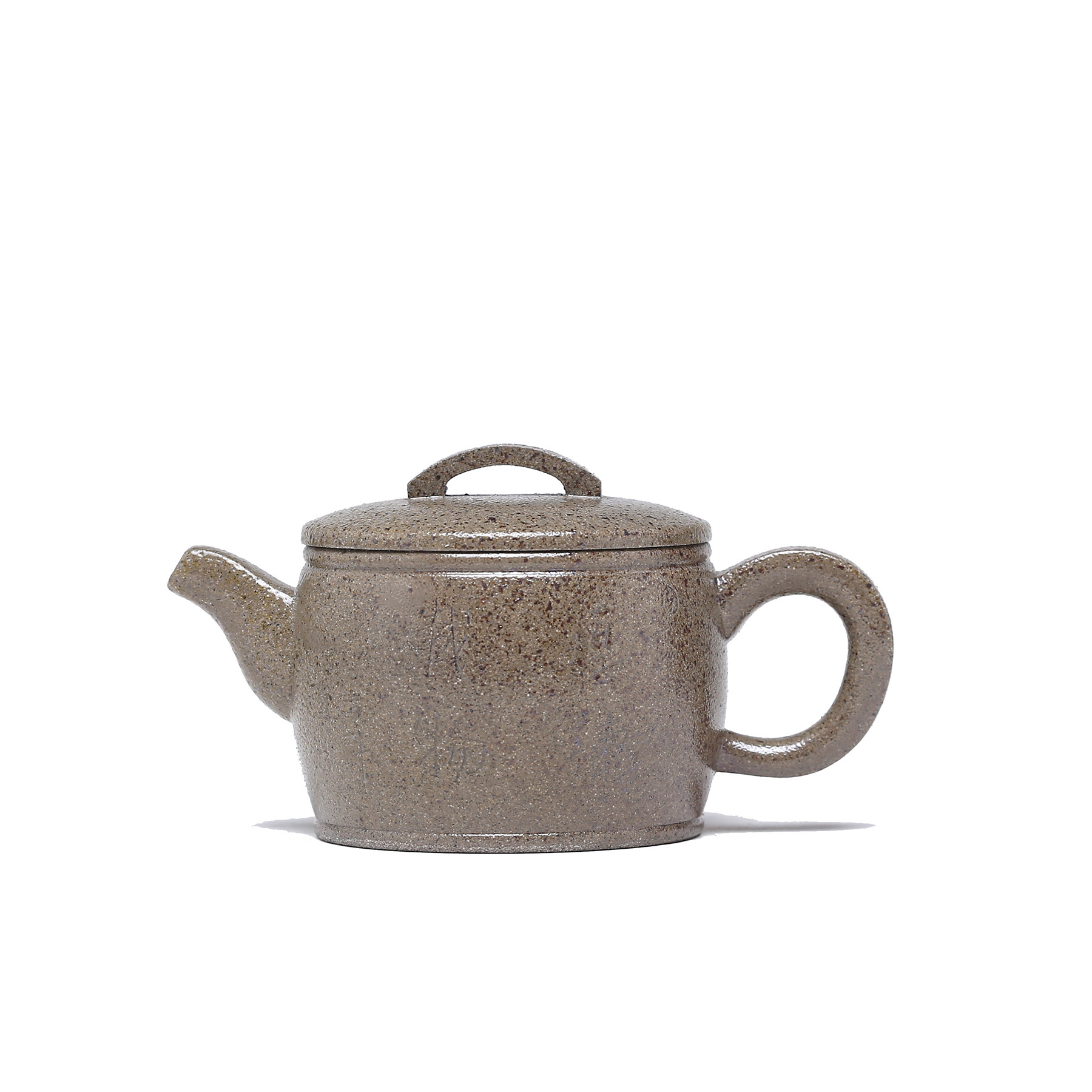 高颜值柴烧放漏 独一无二【汉瓦】200cc原矿段泥柴烧紫砂壶