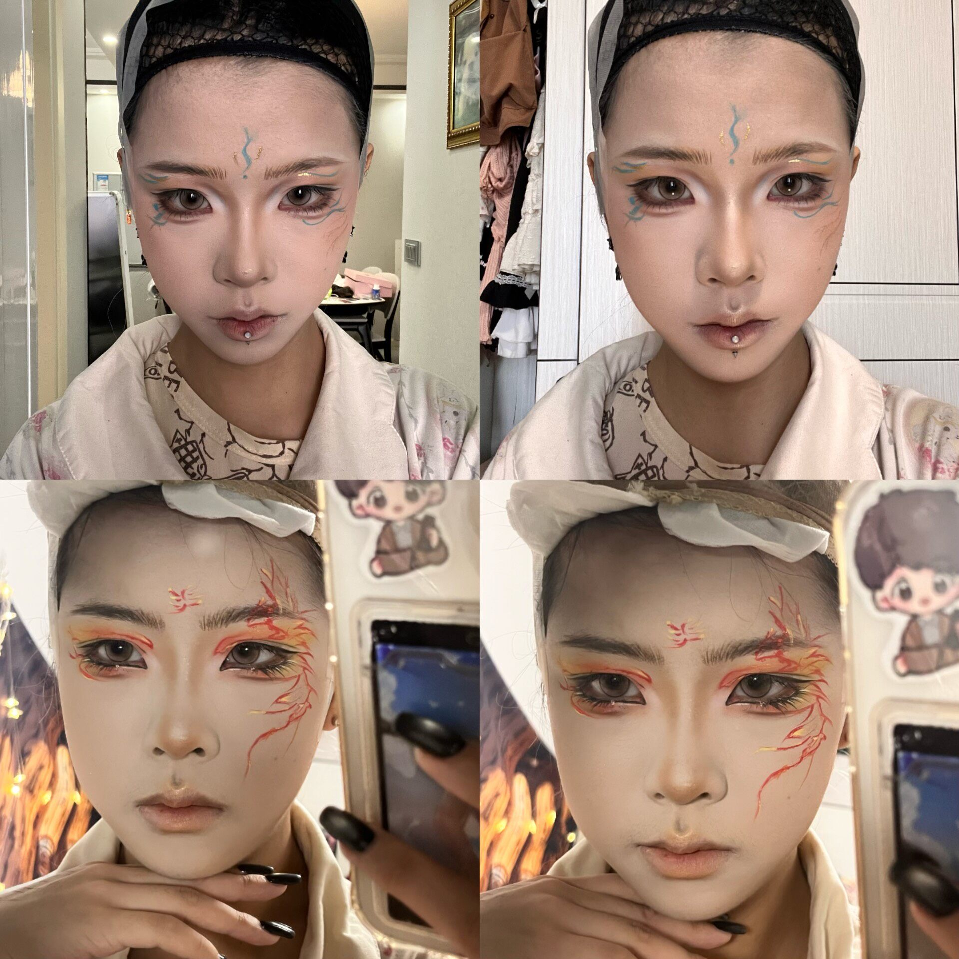 两年cos日常妆上门接妆