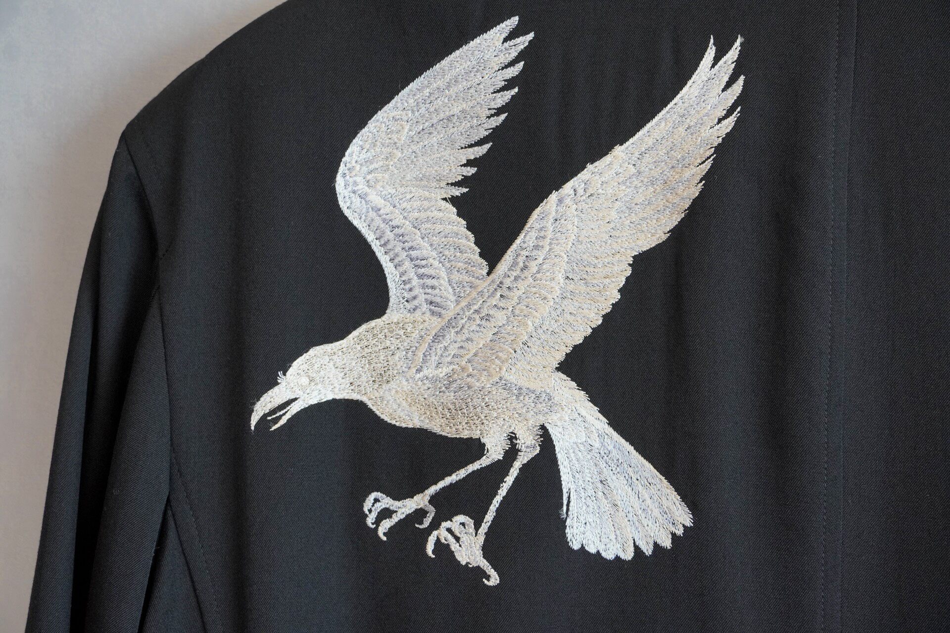 Yohji Yamamoto 21AW Double-Breasted Coat — back
