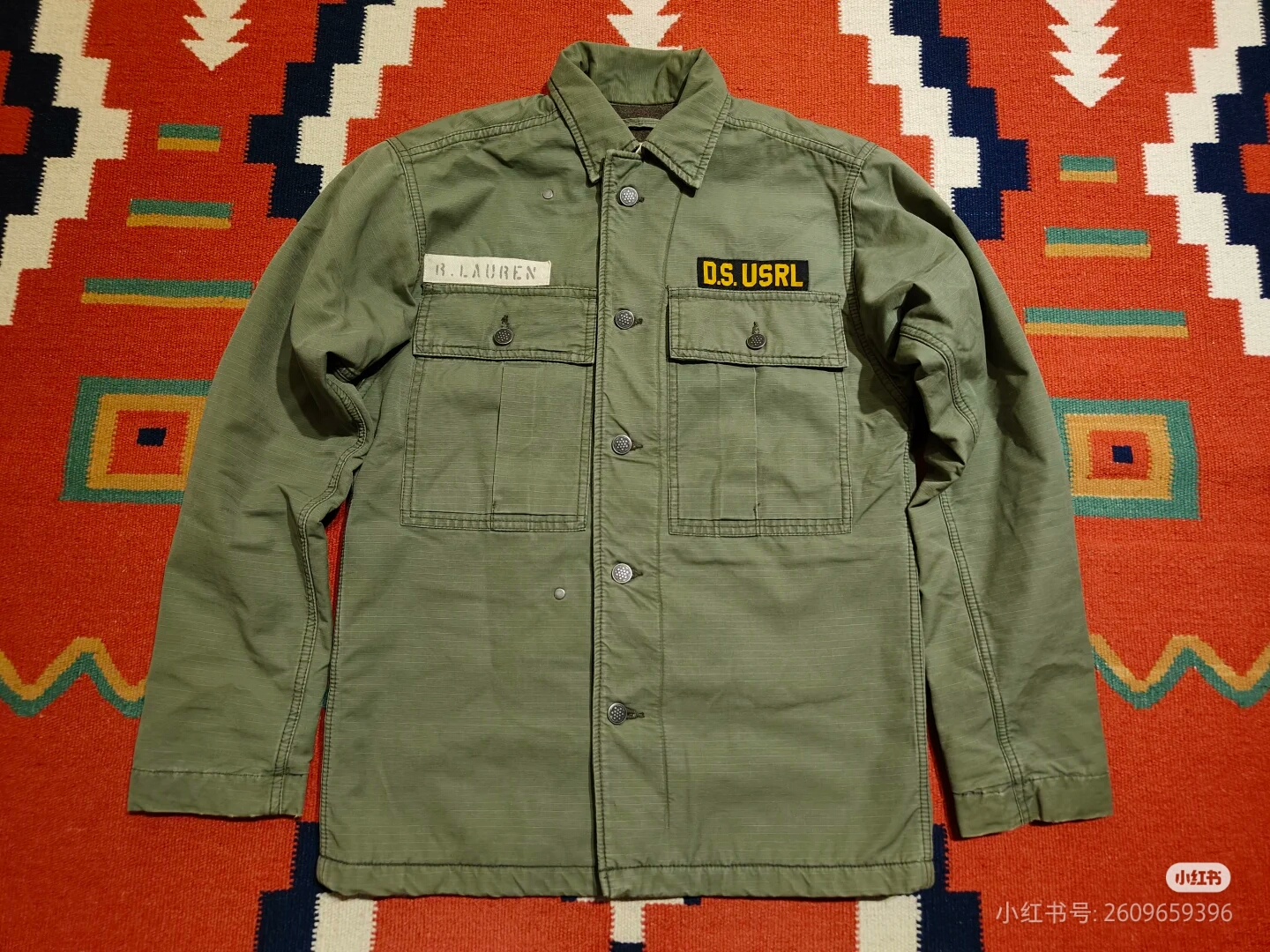 RRL Ralph Lauren HBT Military Field Jacket