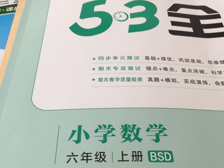 5.3全优卷语文数学六年级上册5.3全优卷数学六