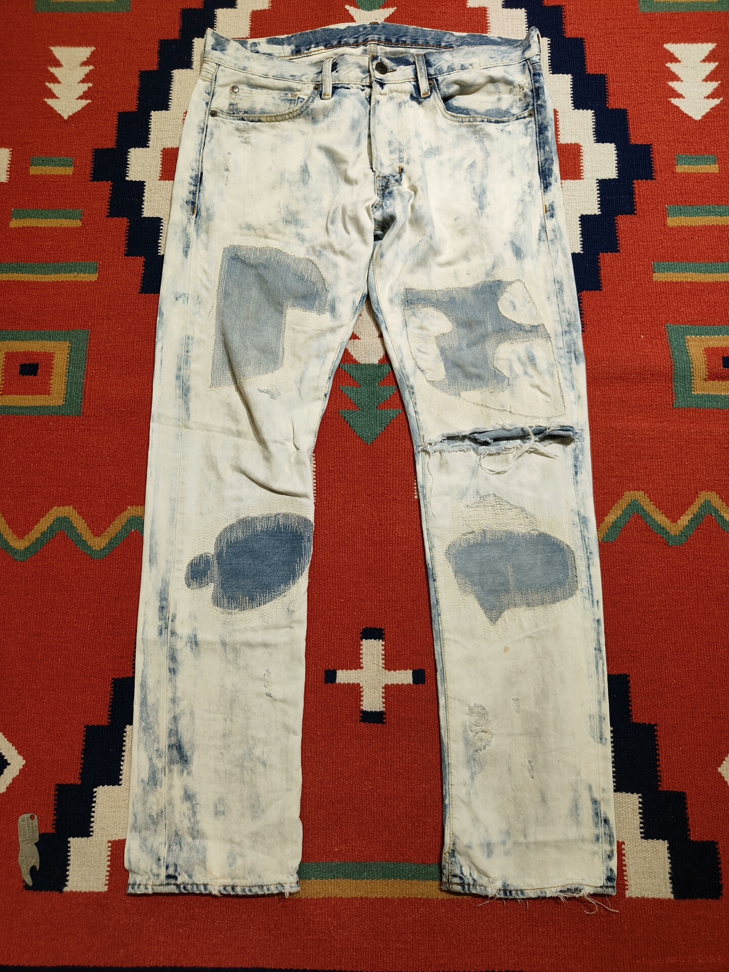 RRL Ralph Lauren Tie-Dye Denim Jeans