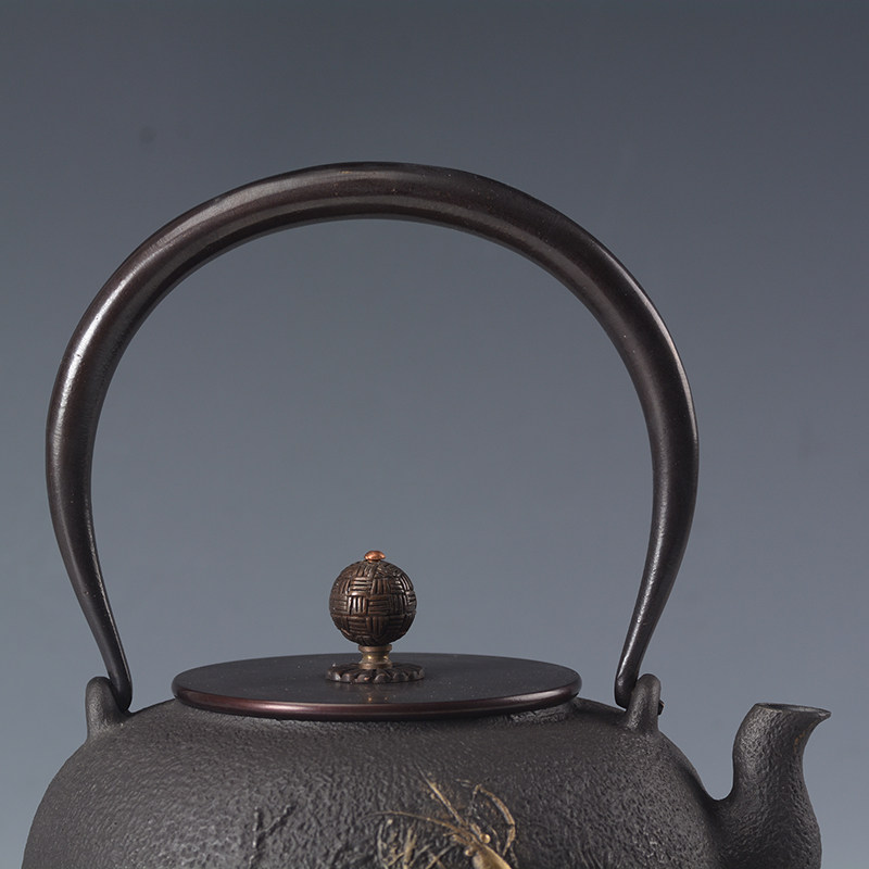 1元起拍 日式铁壶纯手工无涂层 时来运转生铁壶 烧水茶壶煮茶器