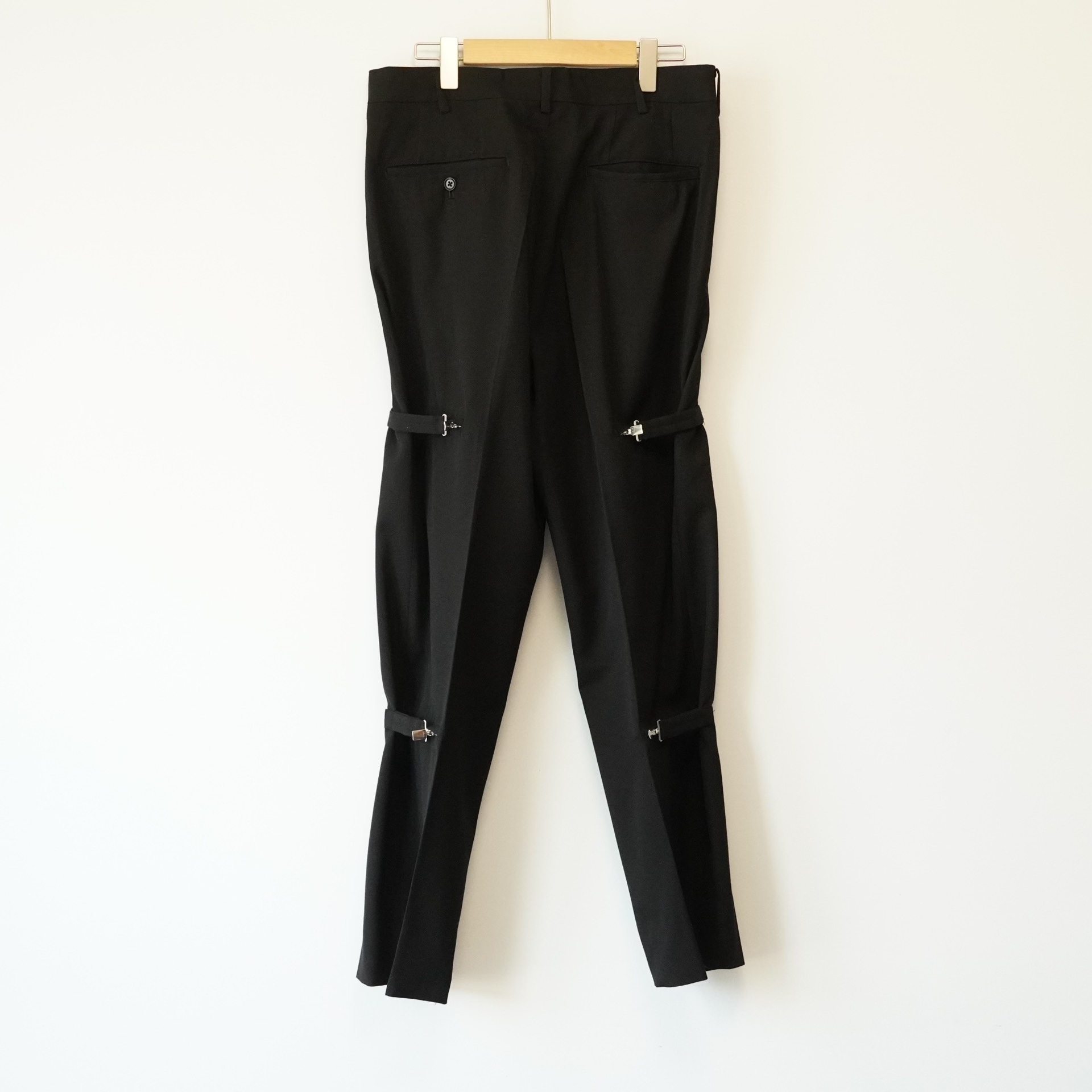 Yohji Yamamoto 2001AW Four-Zip Straight Pants — detail
