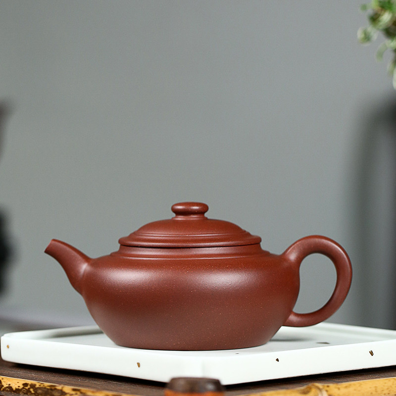 【1元起拍】国助工 徐老师 紫泥逸云壶 保正品宜兴紫砂壶纯手工