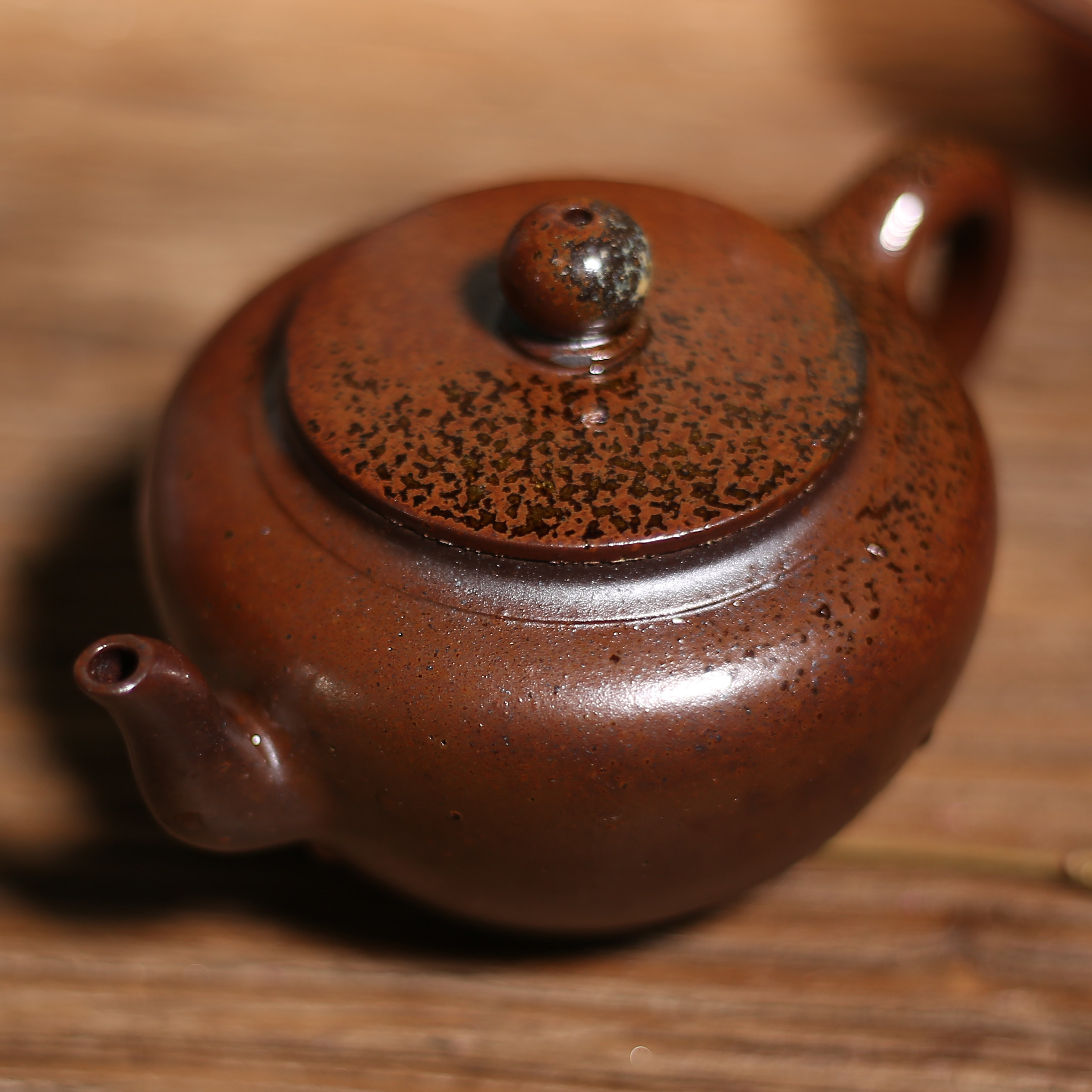 【即刻拍】紫泥柴烧汉韵紫砂壶【实力派陶手】正清人文出品 孤品