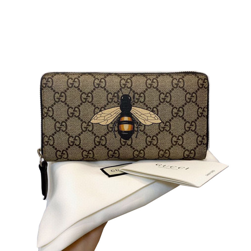 [99新]gucci/古驰gucci蜜蜂钱包手拿包
