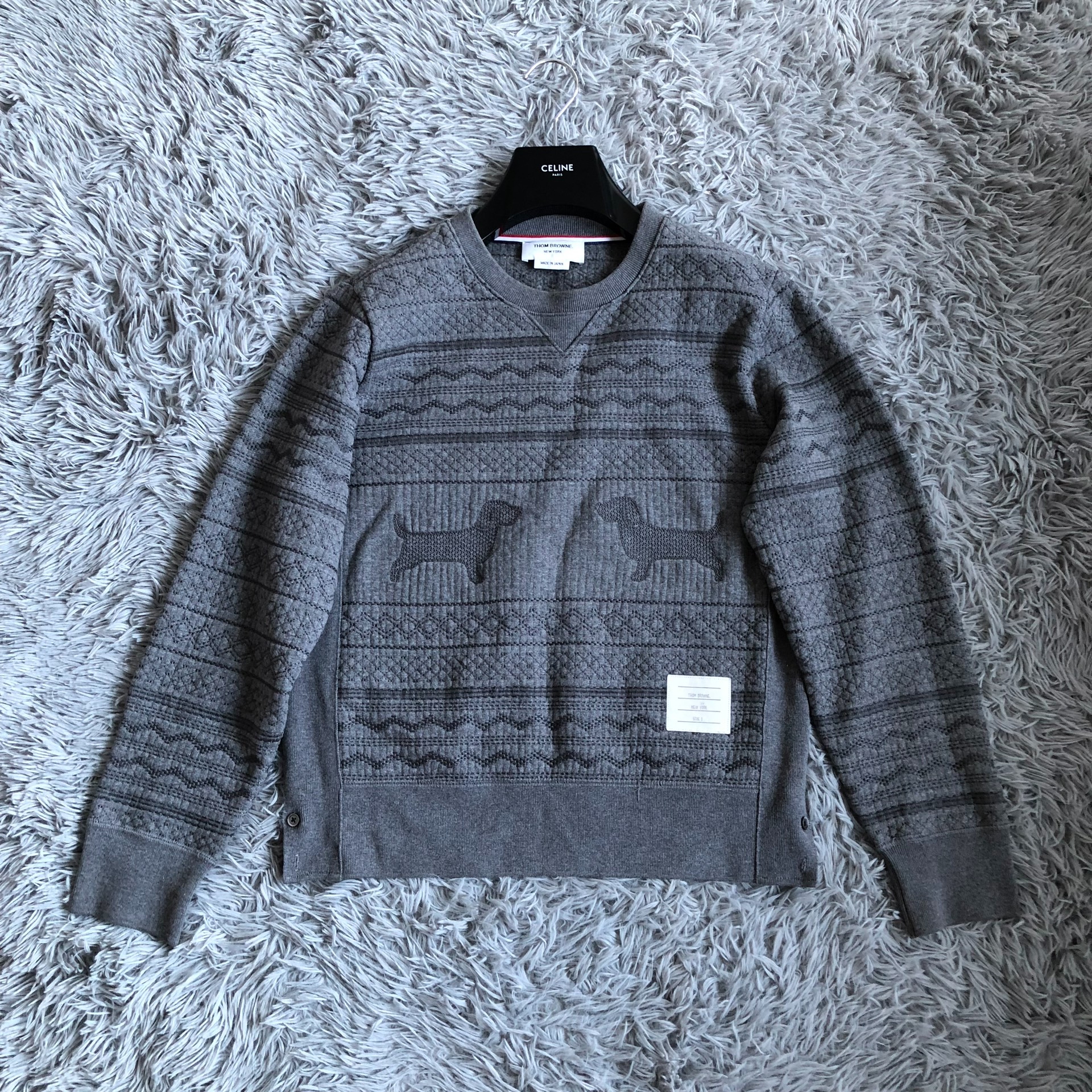 Thom Browne Dog Knit Sweatshirt