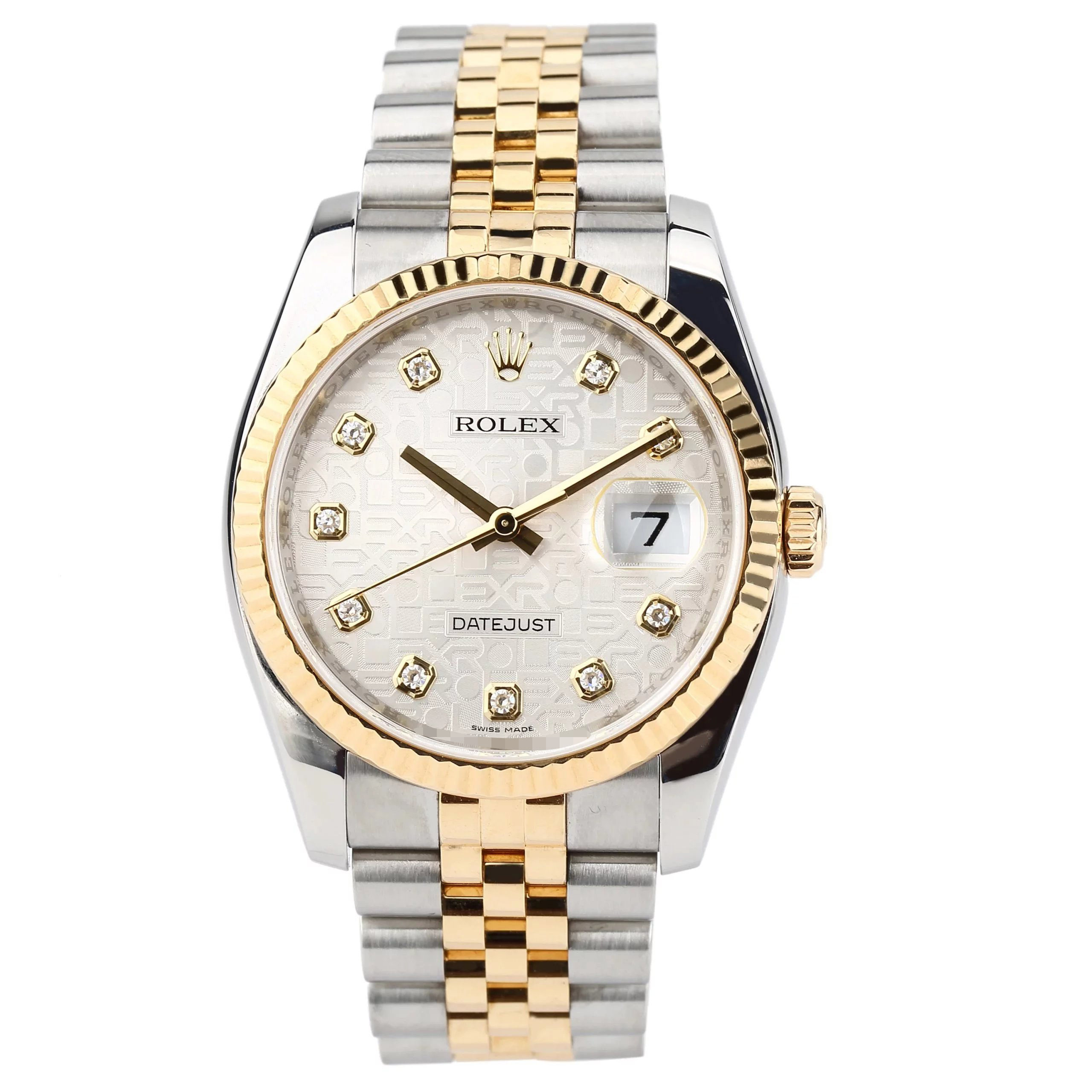 [9.5新]劳力士116233日志型系列原镶时标钻全自动机械男士腕表