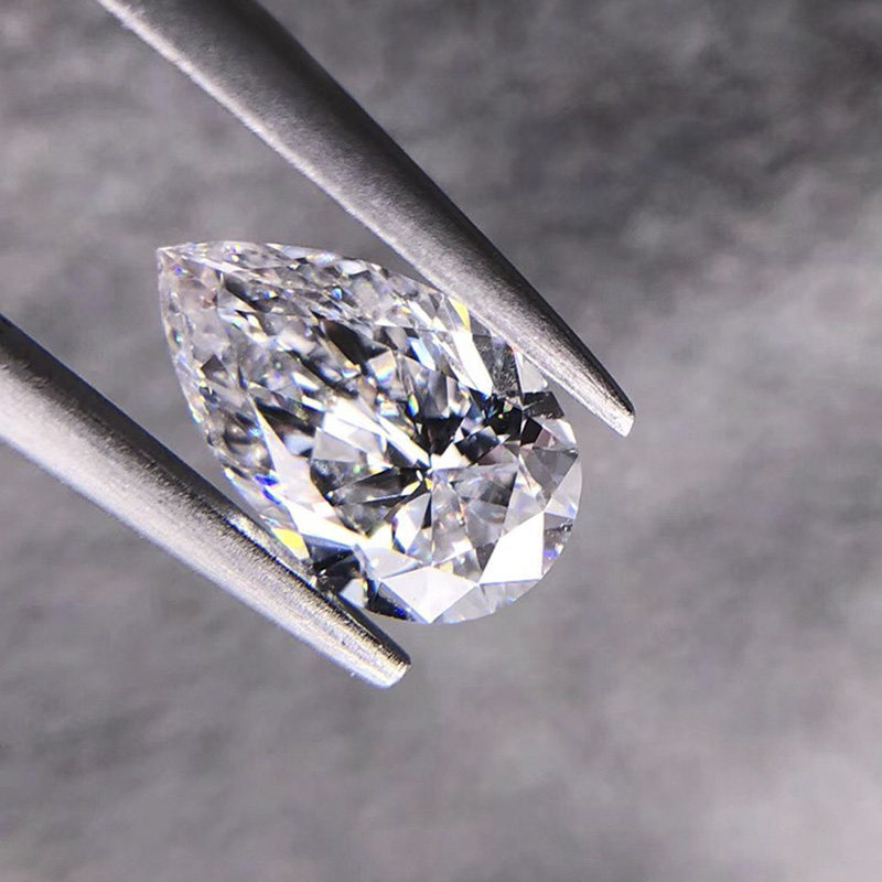 献和昌正品天然钻石0.50克拉 e色 净度vs2 水滴形 gia裸钻可定制