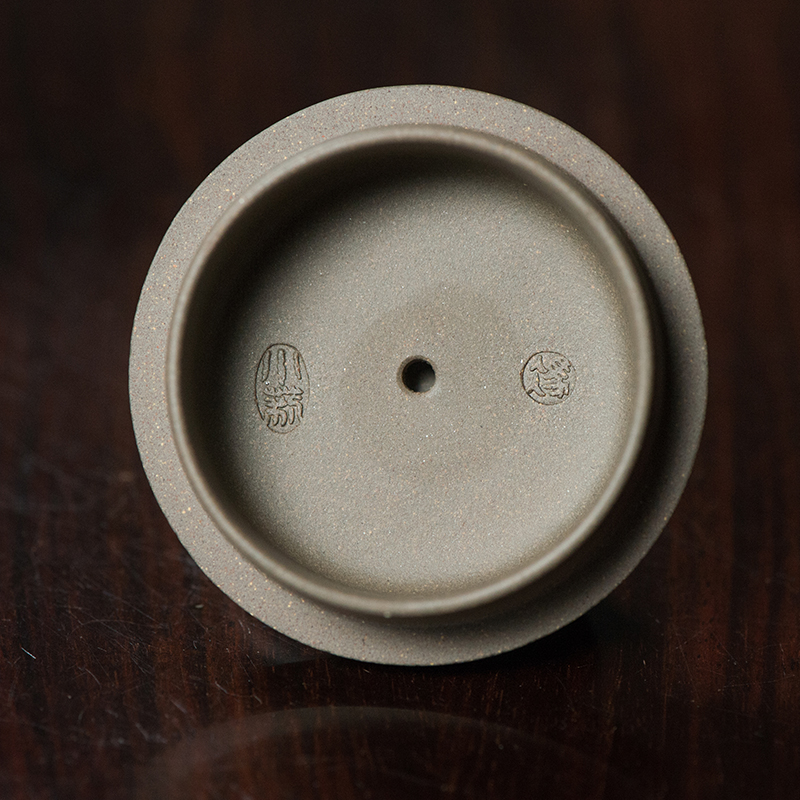 限时拍刻画松树高石瓢壶2青段泥14孔出水冯小莉手工实用送礼紫砂