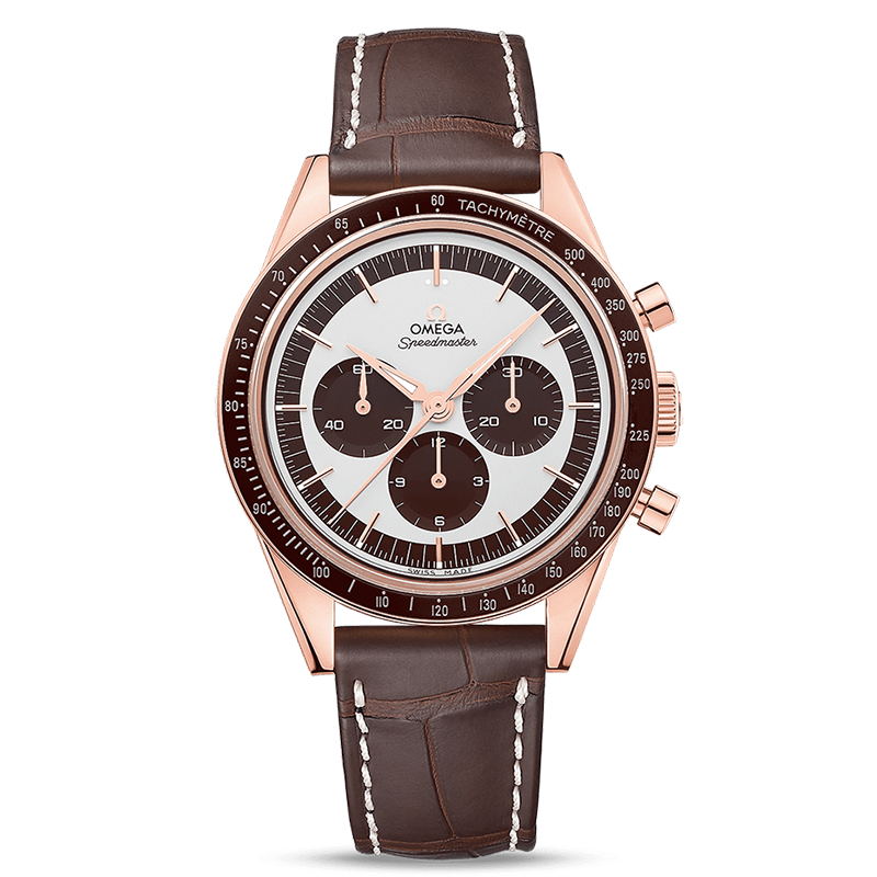 5新]欧米茄超霸18k玫瑰金手动机械手表男311.63.40.30.02.001