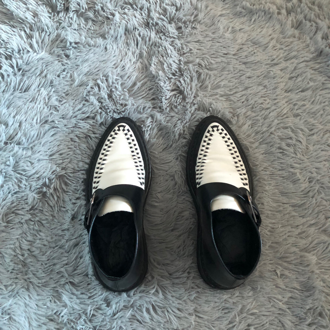 Saint Laurent 14FW Runway High-Top Shoes — front