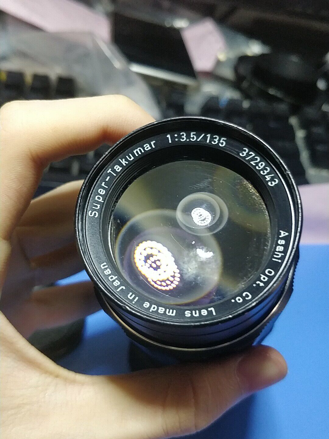 宾得13535m42口镜片无划痕内部有轻微霉菌150包邮