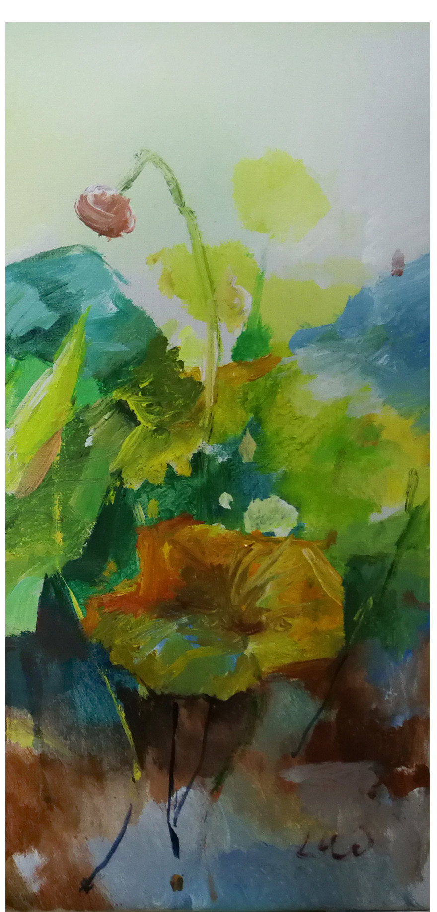 广西艺术学院 罗佳欣《静谧》布面油画 原创精品